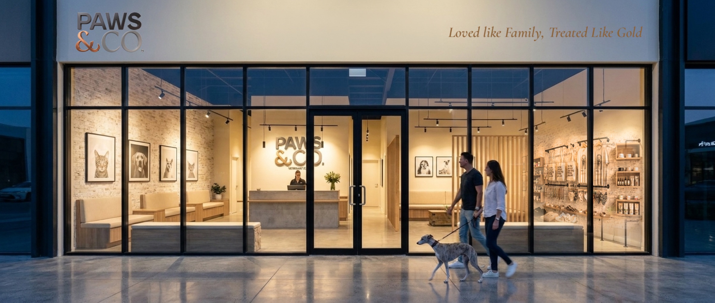The Paws and Co clinic front