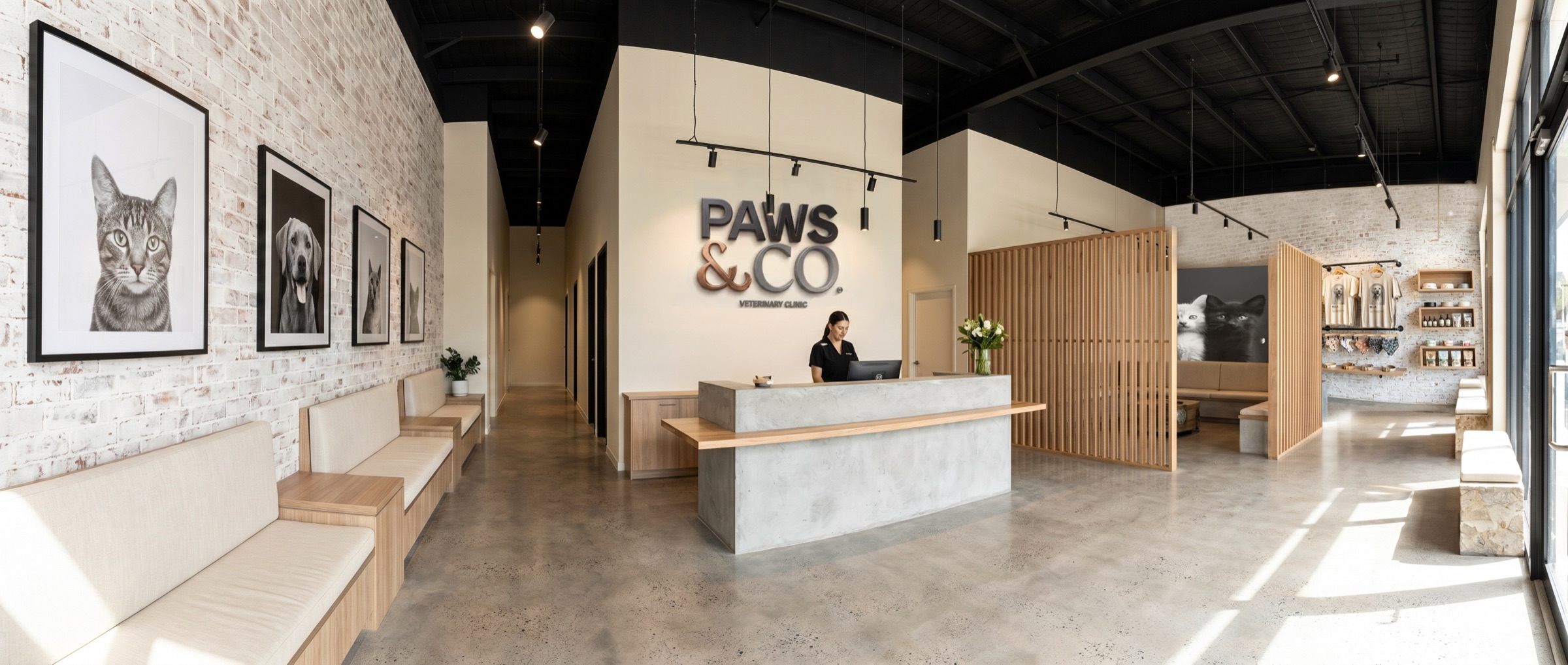 The Paws and Co reception, warm and unhurried