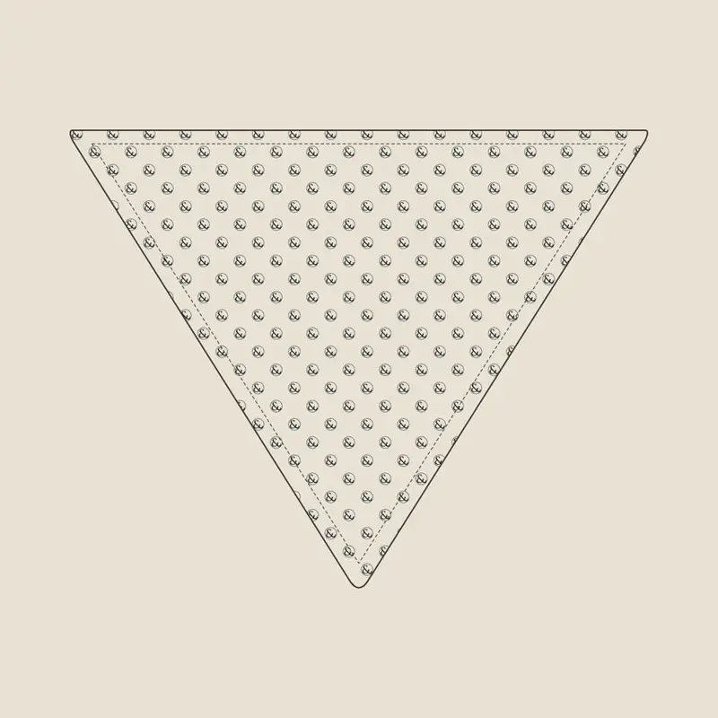 The matching Navy Ring bandana