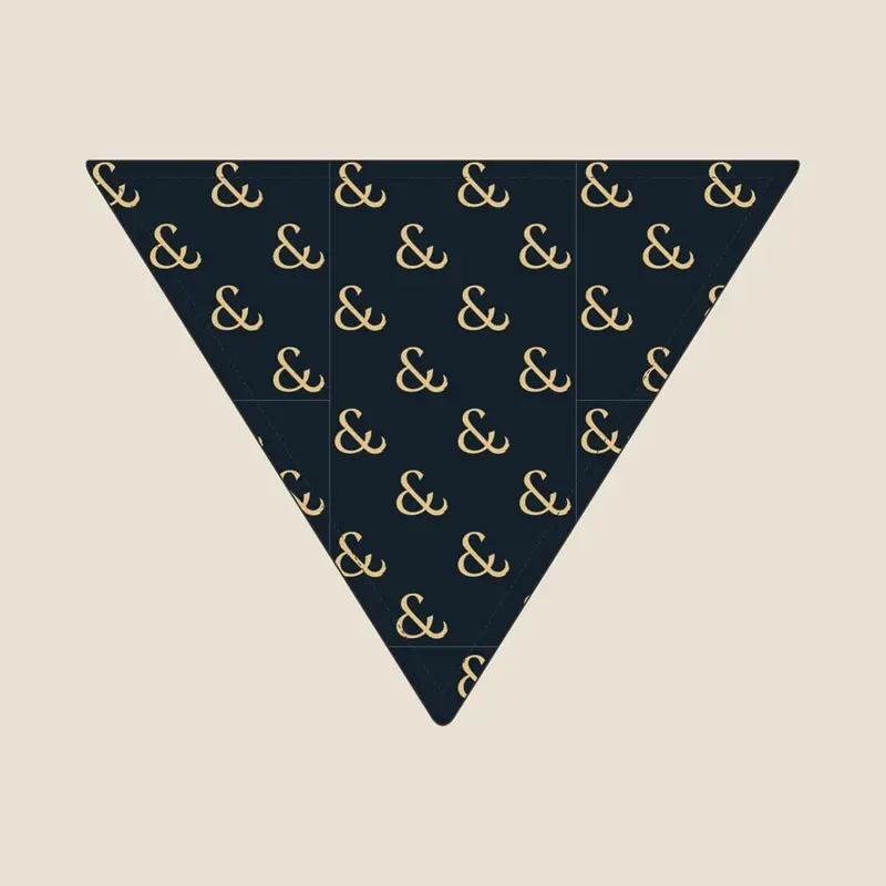 The matching Big Ampersand bandana