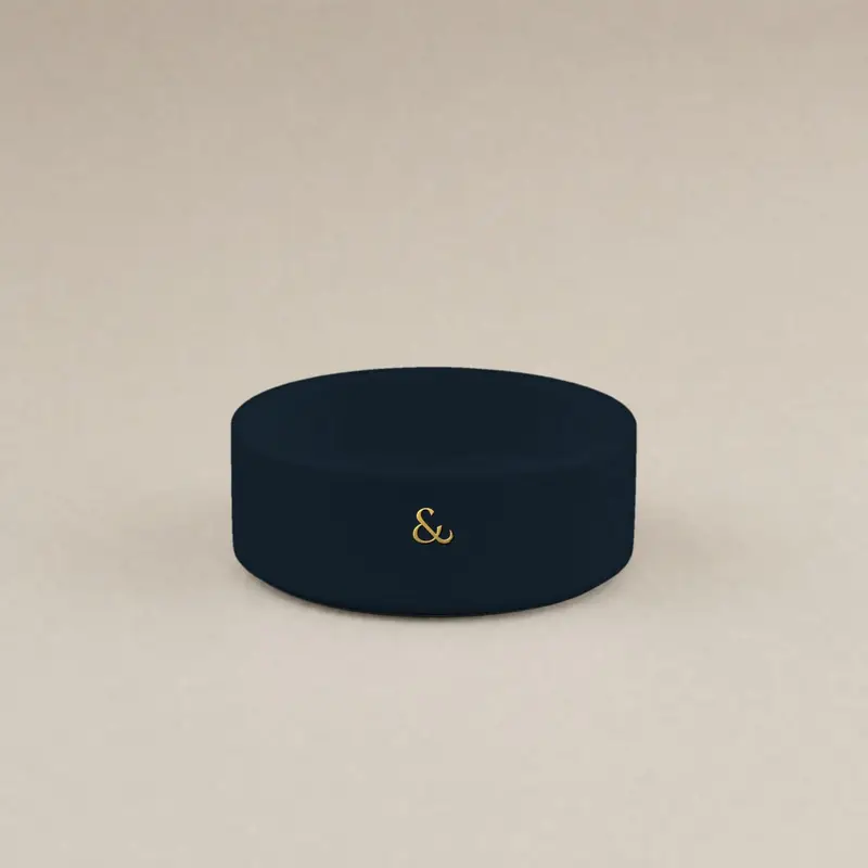 Cat bowl, navy
