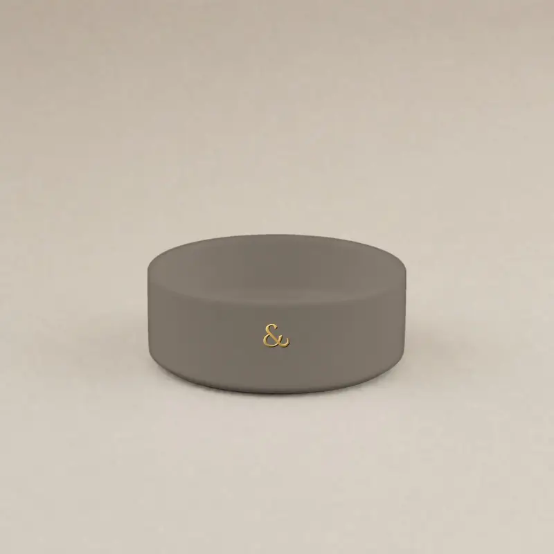 Cat bowl, taupe