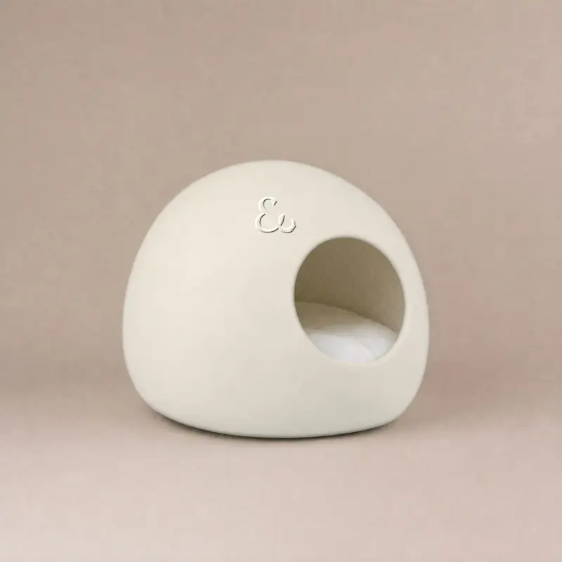 Cat cave, cream