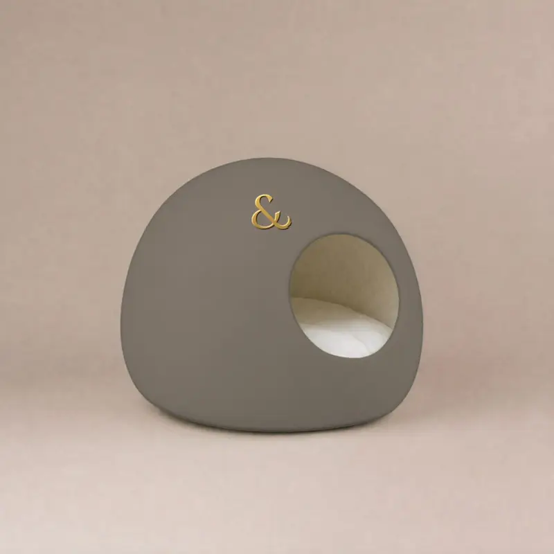 Cat cave, taupe