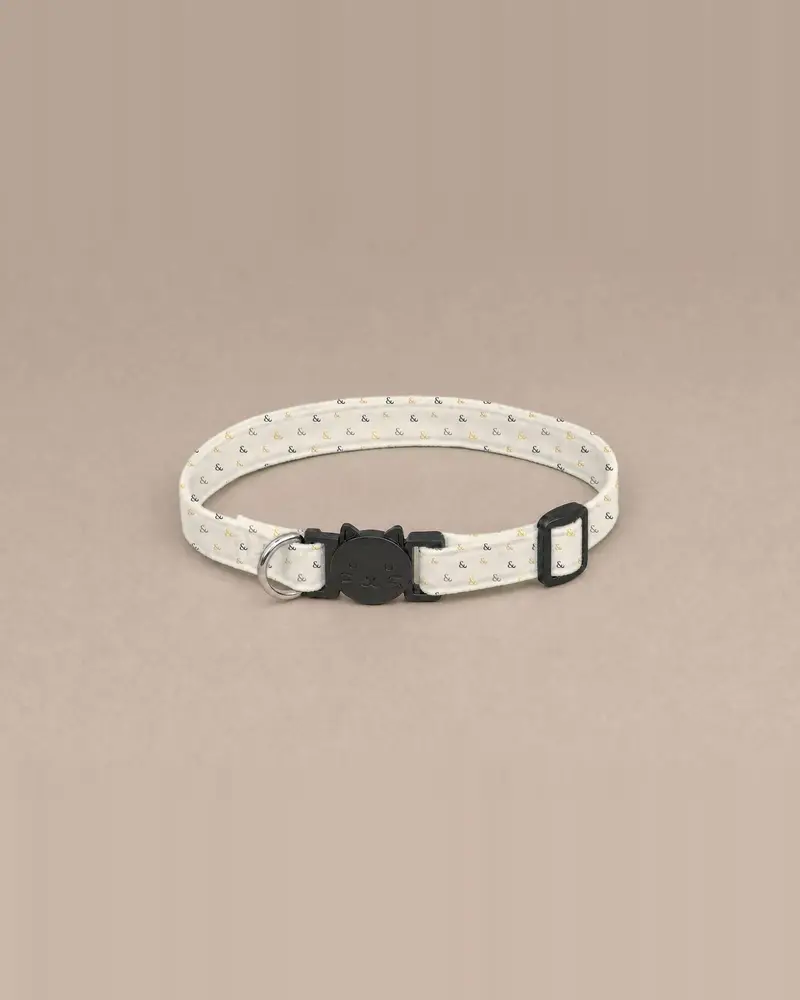 Cat collar, ampersand confetti