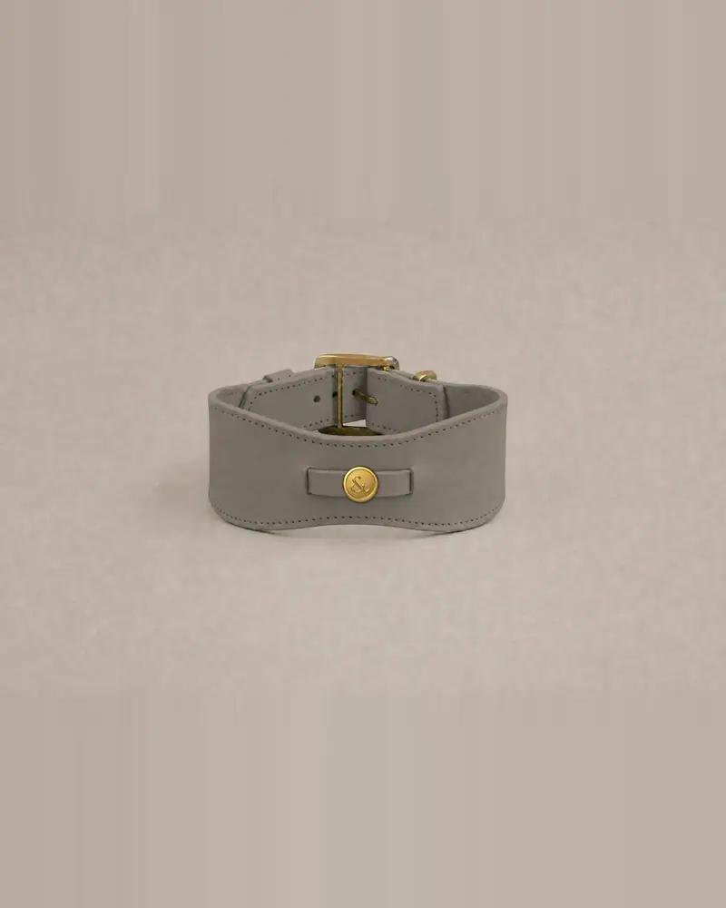 Sighthound collar, taupe