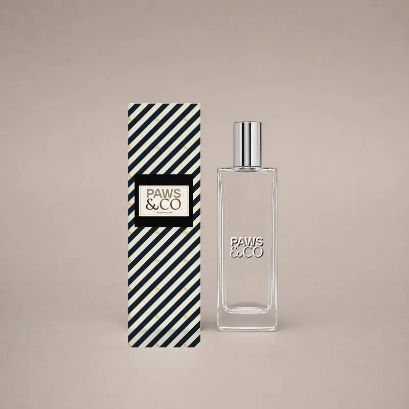 Paws & Co pet fragrance, navy candy stripe