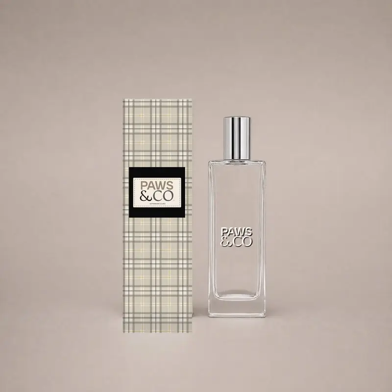 Paws & Co pet fragrance, sand tartan