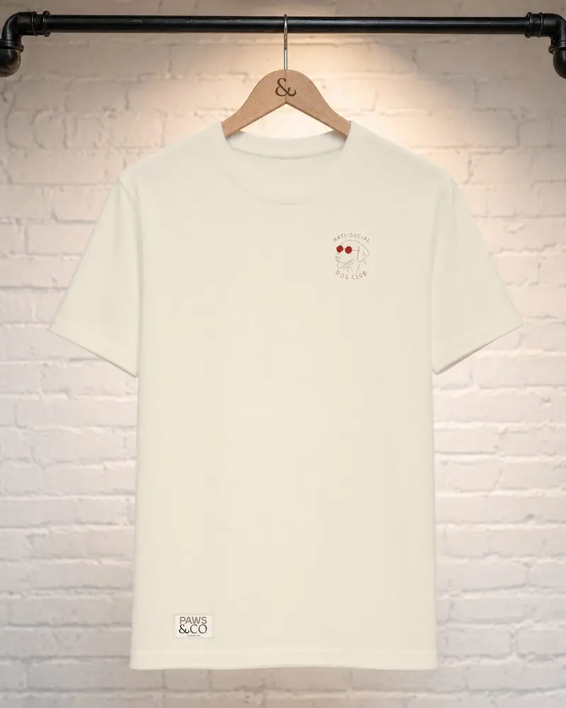 Anti-Social Dog Club tee, front