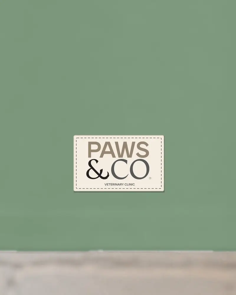 Peace. Love. Dogs. tee, the woven label