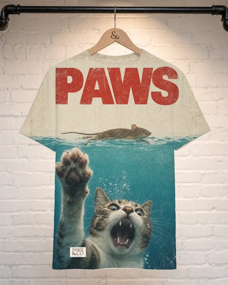 Paws tee, front