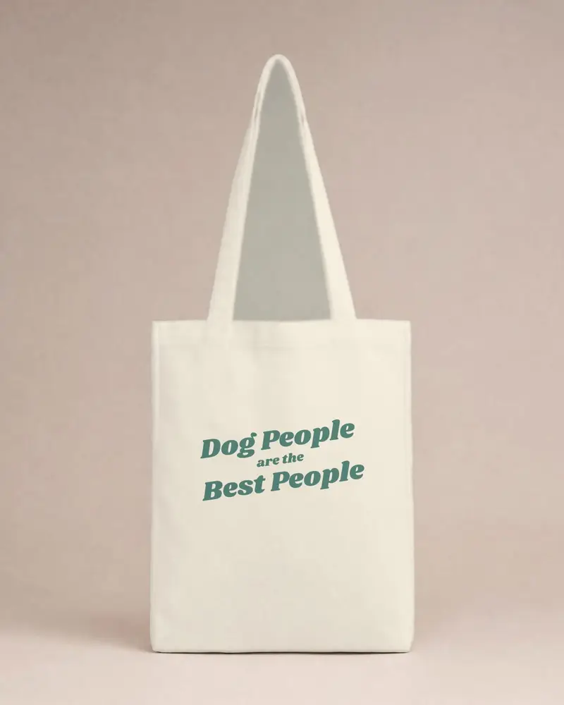 Dog People tote, front