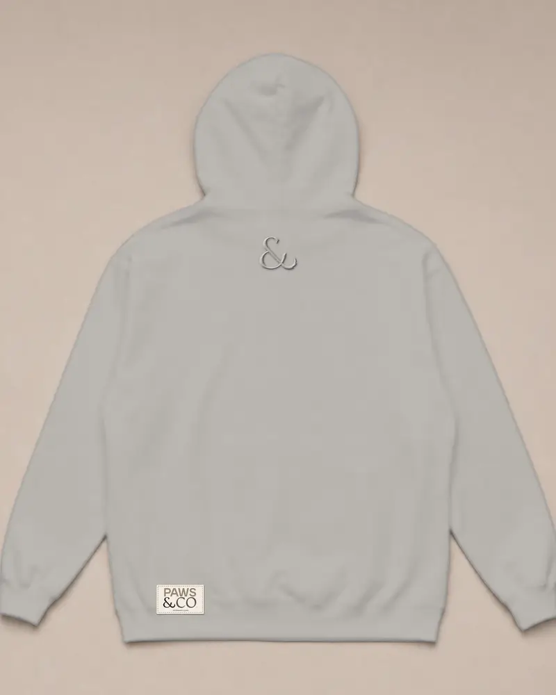 Peeking Cat hoodie, back