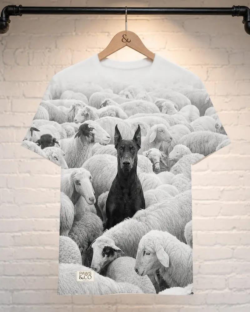 The Flock tee, front