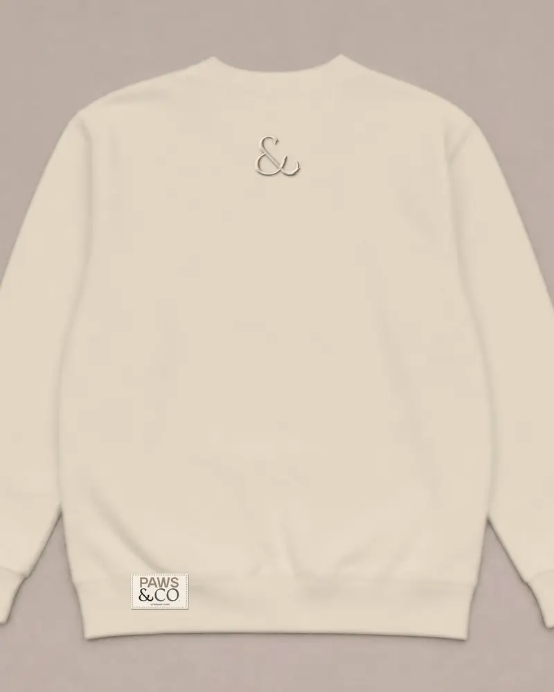 Peeking Cat sweatshirt, back